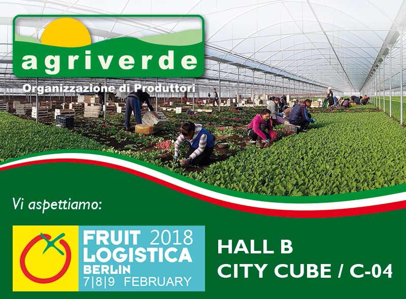 Agriverde a Berlino per Fruit Logistica 2018